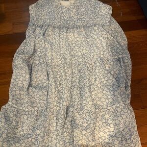Altar'd State Blue and White Floral Dress